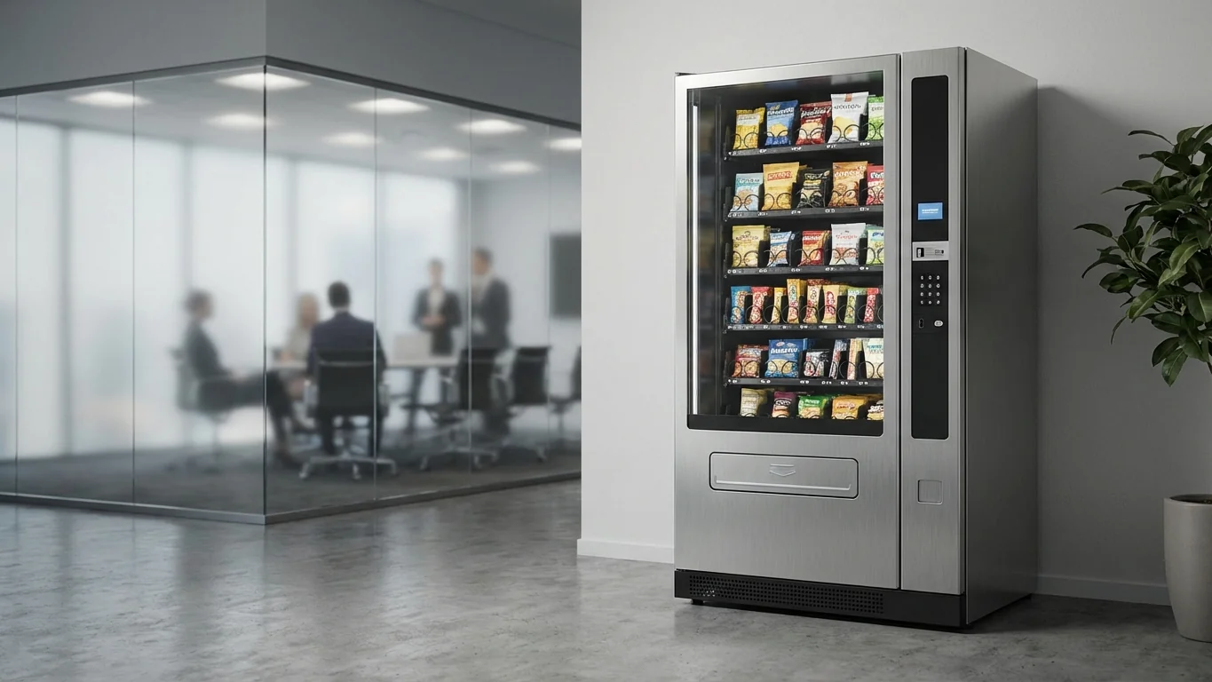 Moderner Snackautomat zum Leasen für Unternehmen