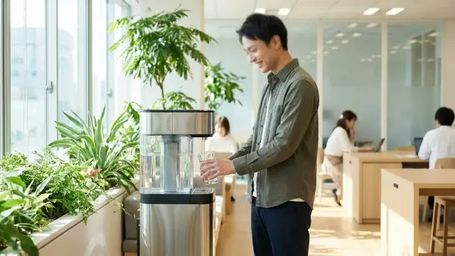 Moderner Wasserspender im Büro in Nürnberg