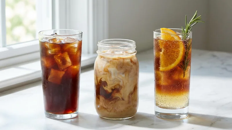 Cold Brew Variationen: Classic, Latte und Tonic