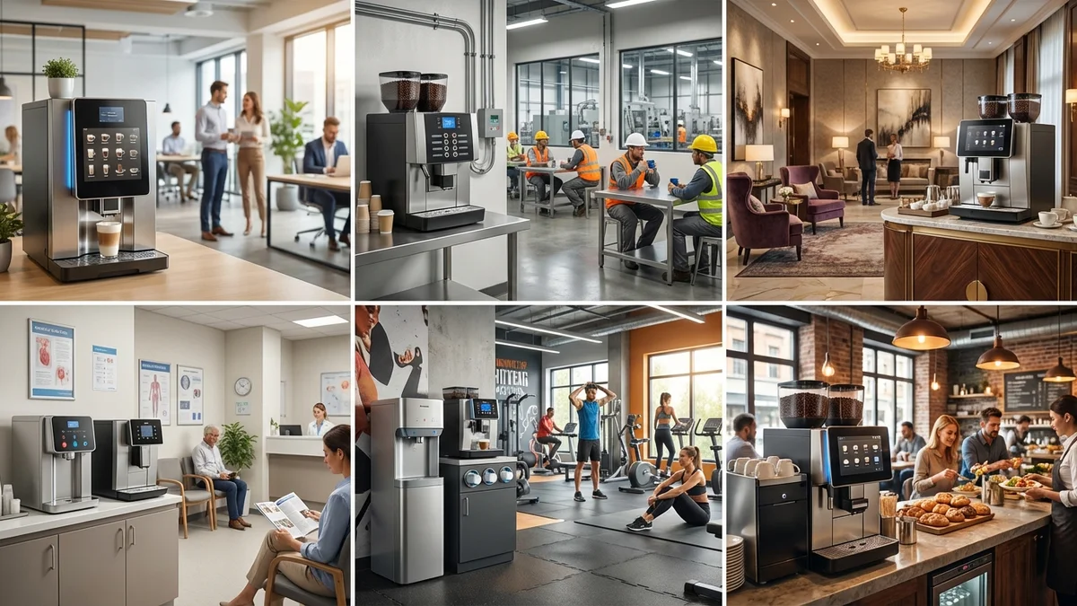 Branchenspezifische Anforderungen: Büro, Produktion, Hotel, Praxis, Fitness, Gastro