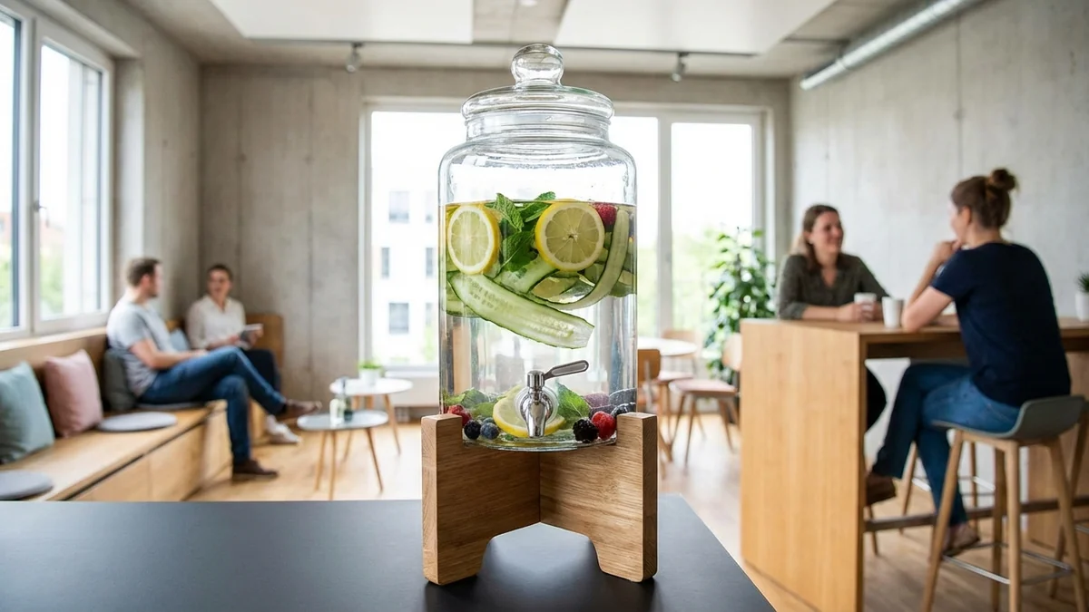 Infused Water im Büro: Gesunde Alternative zu Softdrinks