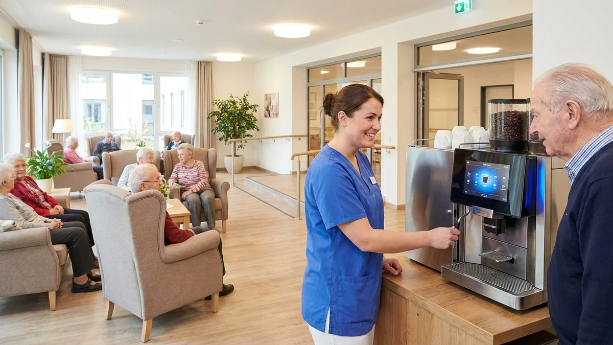 Kaffee in der Pflege: Lösung für Seniorenheime und Kliniken