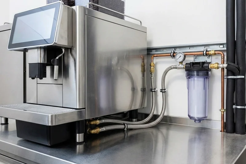 Kaffeevollautomat mit Festwasseranschluss