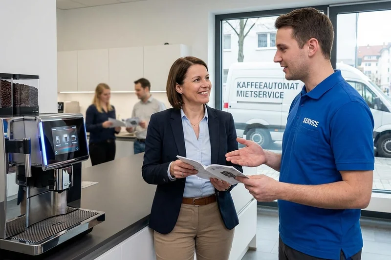 Flexibler Service: Lieferung und Installation der Kaffeemaschine