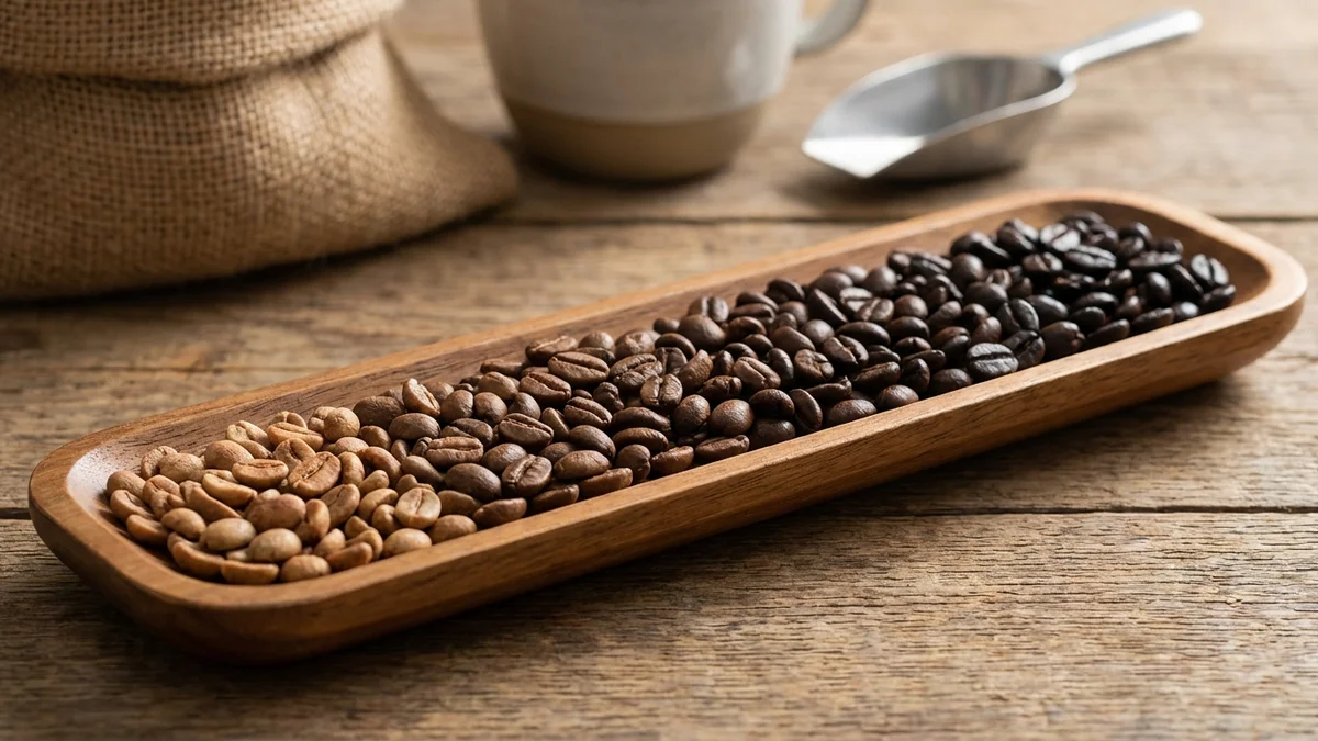 Kaffeeröstung erklärt: Von hell bis dunkel