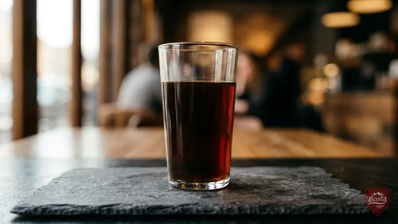 Americano im Glas – Espresso mit heißem Wasser