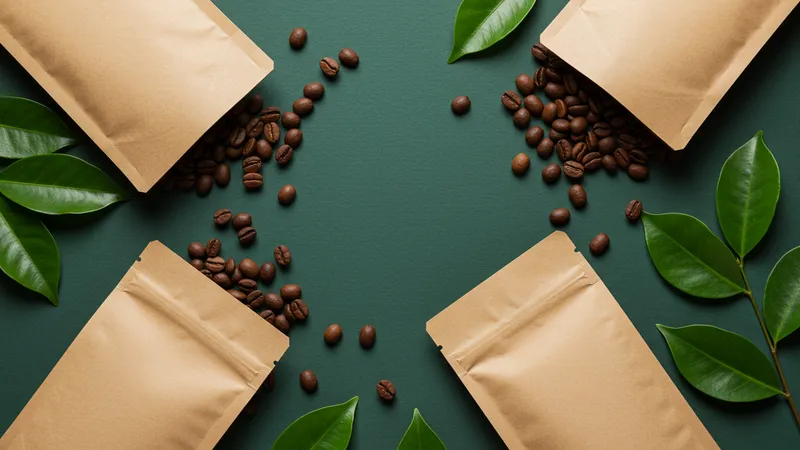 Nachhaltige Kaffeeverpackungen aus Kraftpapier