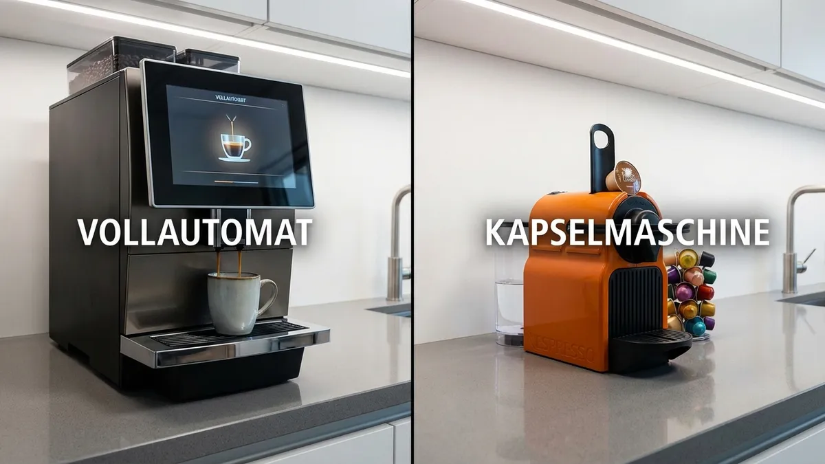 Vollautomat oder Kapsel? Der ehrliche Vergleich fuers Büro