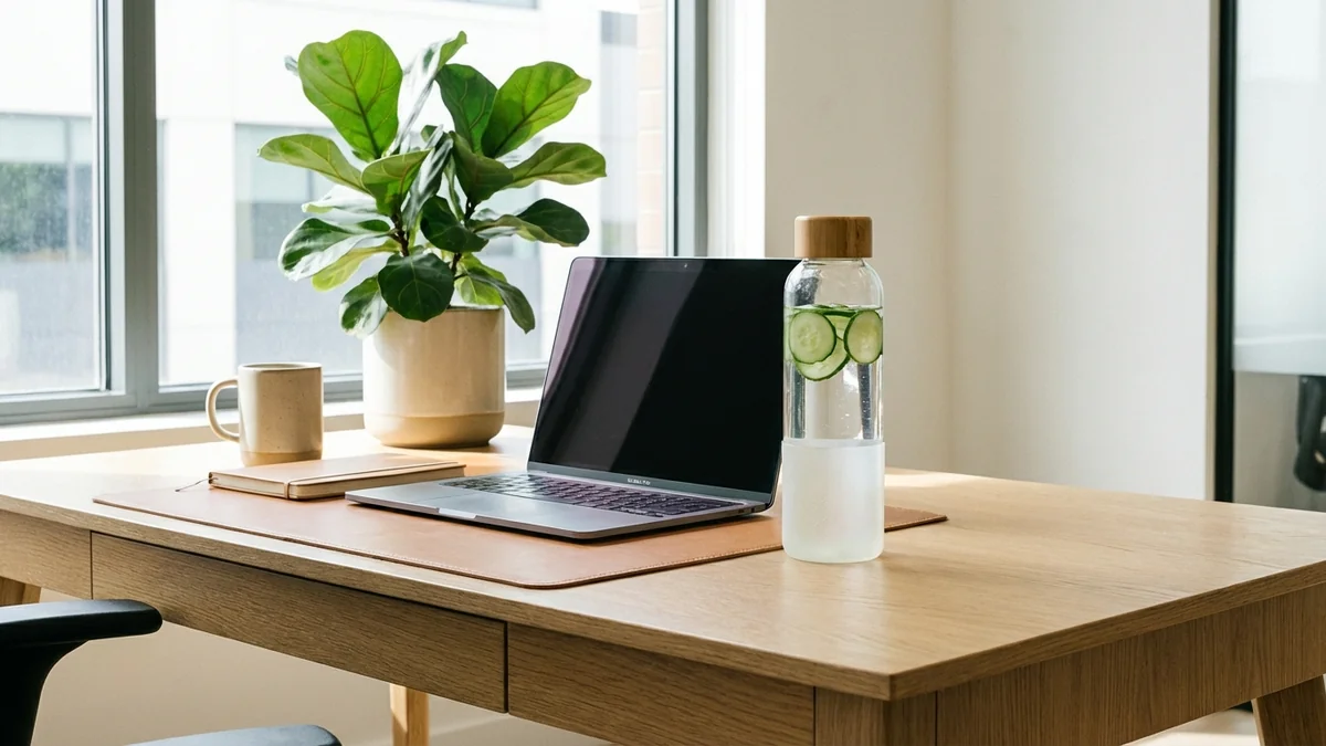 Wie viel Wasser sollte man am Arbeitsplatz trinken?