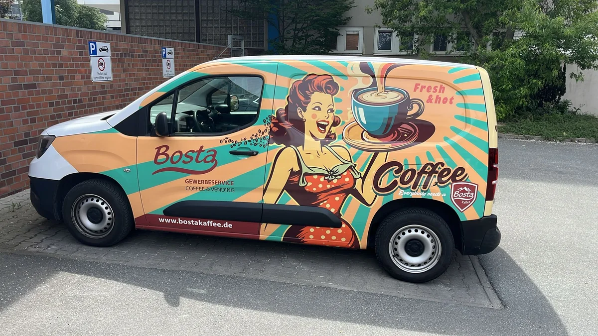 Bosta Kaffee Servicefahrzeug – Ihr Partner für Kaffeemaschinen in Nürnberg